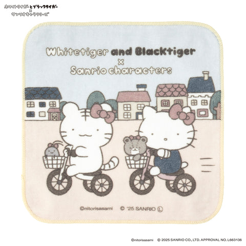 ホワイトタイガーとブラックタイガー×サンリオキャラクターズ ハンド