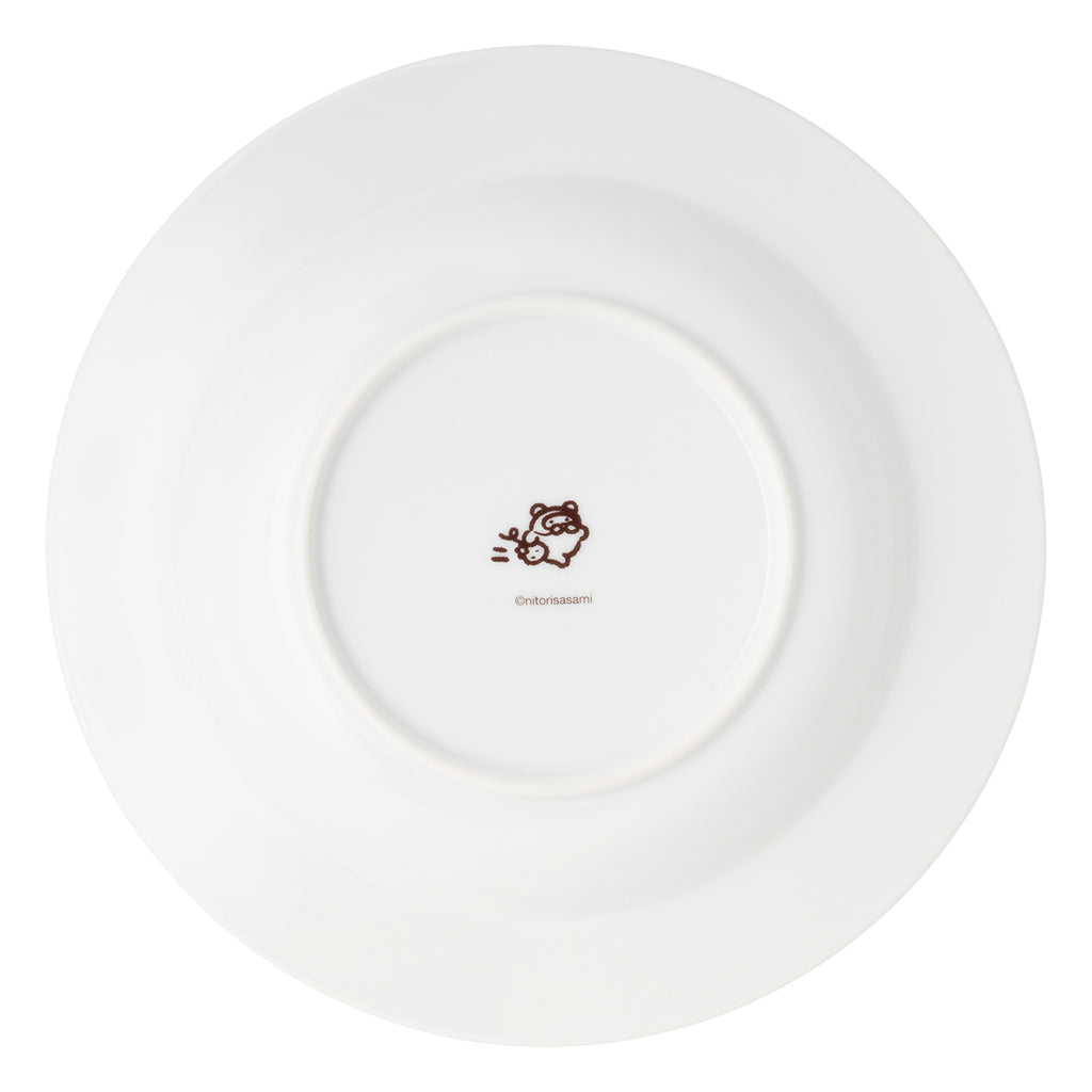 ホワイトタイガーとブラックタイガーカフェ パスタ皿