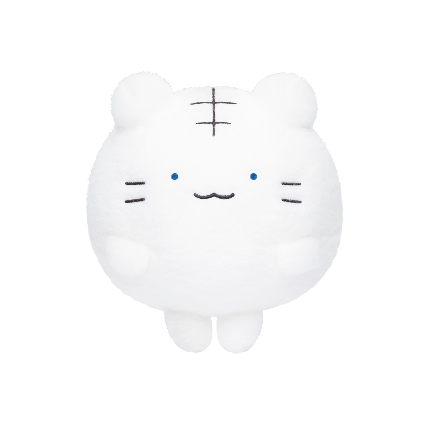 ホワイトタイガーとブラックタイガー 冬毛のホワイトタイガー