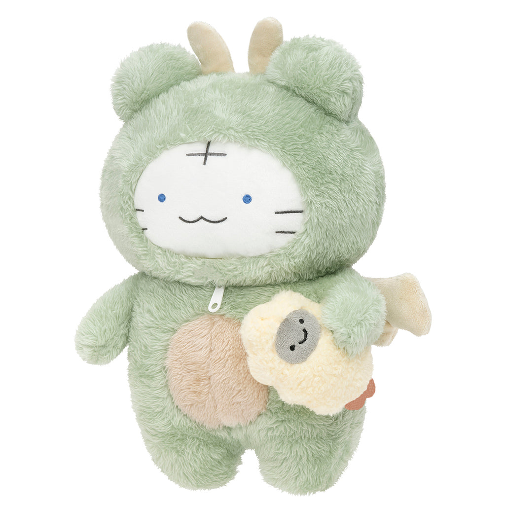 ホワイトタイガーとブラックタイガー お泊まり会パジャマぬいぐるみ