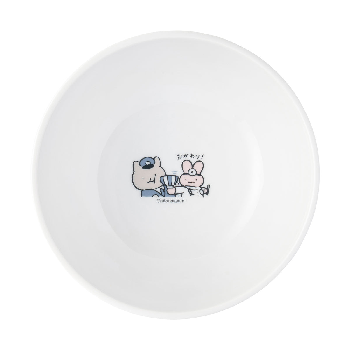 White Tiger and Black Tiger A little Japanese soba bowl & astragalus set