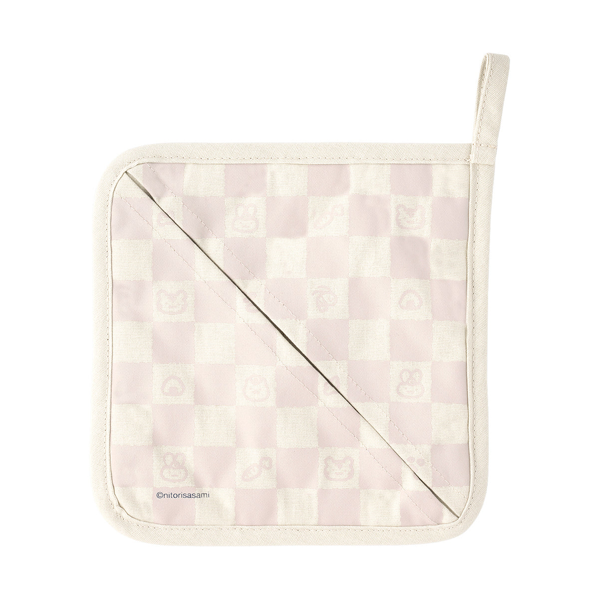White Tiger and Black Tiger A little Japanese pot mitt