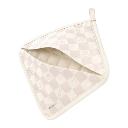 White Tiger and Black Tiger A little Japanese pot mitt
