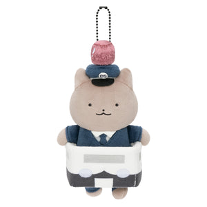 ホワイトタイガーとブラックタイガー パトカーな犬のおまわりさんマスコット