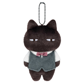 ホワイトタイガーとブラックタイガー ねこマスコット（黒猫マスター）