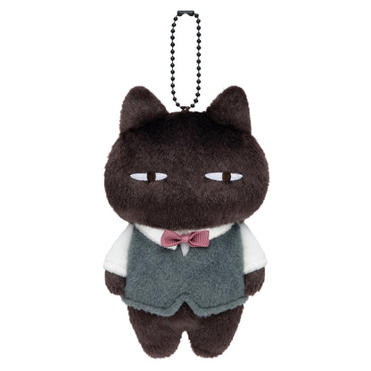 ホワイトタイガーとブラックタイガー ねこマスコット（黒猫マスター）
