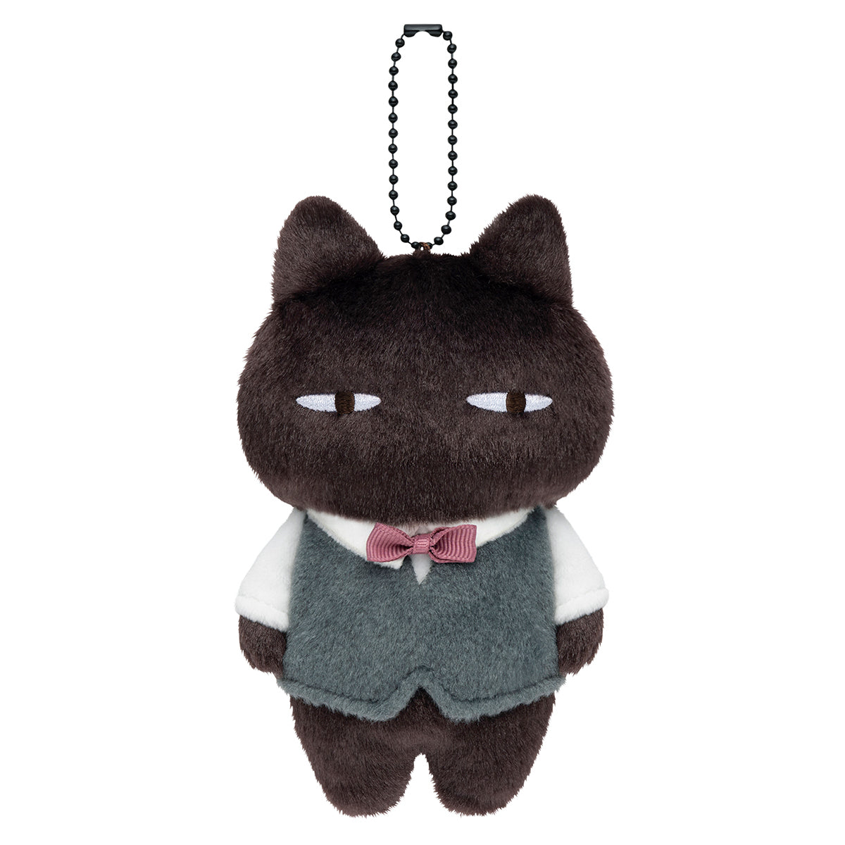 ホワイトタイガーとブラックタイガー ねこマスコット（黒猫マスター）