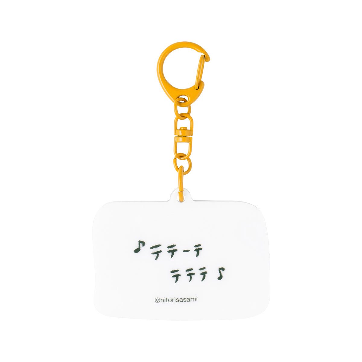 ホワイトタイガーとブラックタイガー ブラックタイガーのシャカシャカアクリルキーホルダー（えび天）