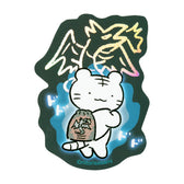 White Tiger & Black Tiger Smartphone-size Hologram Sticker (Dragon)