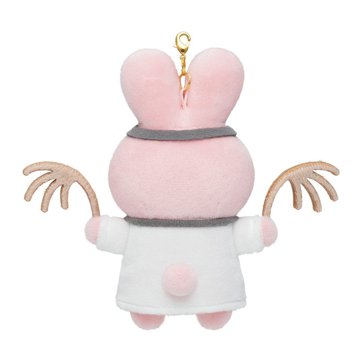White Tiger & Black Tiger Doctor Usagi Moon-Viewing Plush Mascot with Pouch