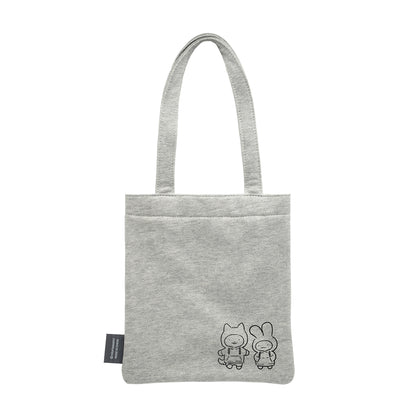 White Tiger & Black Tiger Sweatshirt Mini Tote Bag