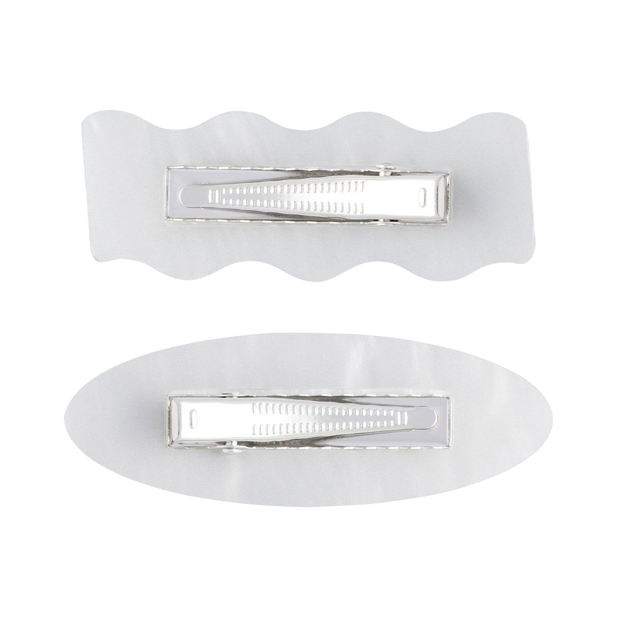 White Tiger & Black Tiger 2-Piece Hair Clip Set (White Tiger & Black Tiger)