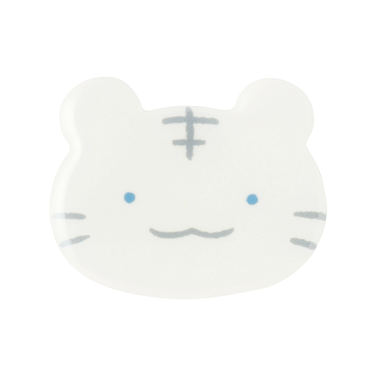 White Tiger and Black Tiger Puffy Acrylic Magnet (White Tiger)