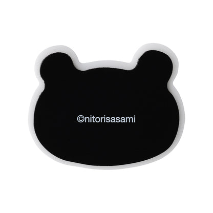 White Tiger and Black Tiger Puffy Acrylic Magnet (White Tiger)