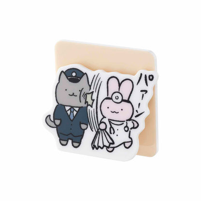 White Tiger and Black Tiger  아크릴 스탠드로도 사용할 수있는 아크릴 클립 (총 7 가지) 거래