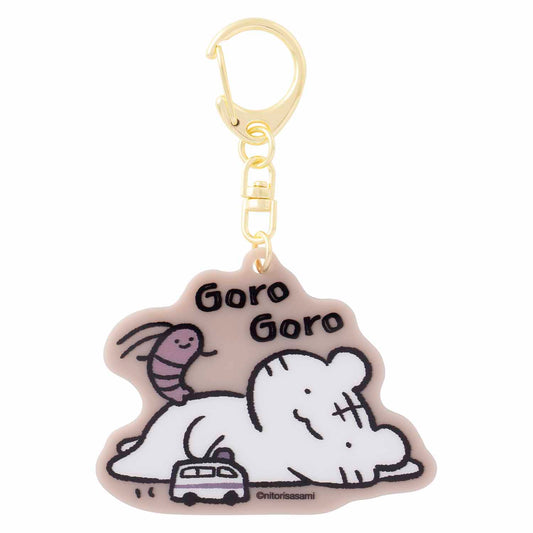 White Tiger and Black Tiger acrylicKey ring（sweet shrimp）