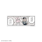 ホワイトタイガーとブラックタイガー スマホに貼れるサイズの1コマステッカー（がみがみくどくど…）