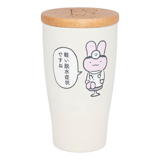 小白虎与黑虎虾 带有木制盖的不倒翁（略有脱水）
