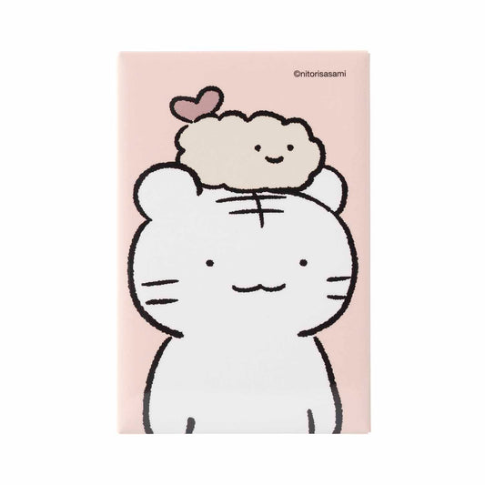 White Tiger and Black Tiger Square magnet (shrimp tempura)
