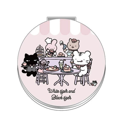 ホワイトタイガーとブラックタイガーカフェ ダブルミラー