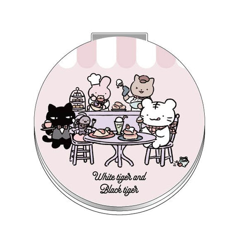 ホワイトタイガーとブラックタイガーカフェ ダブルミラー | とらえびストア