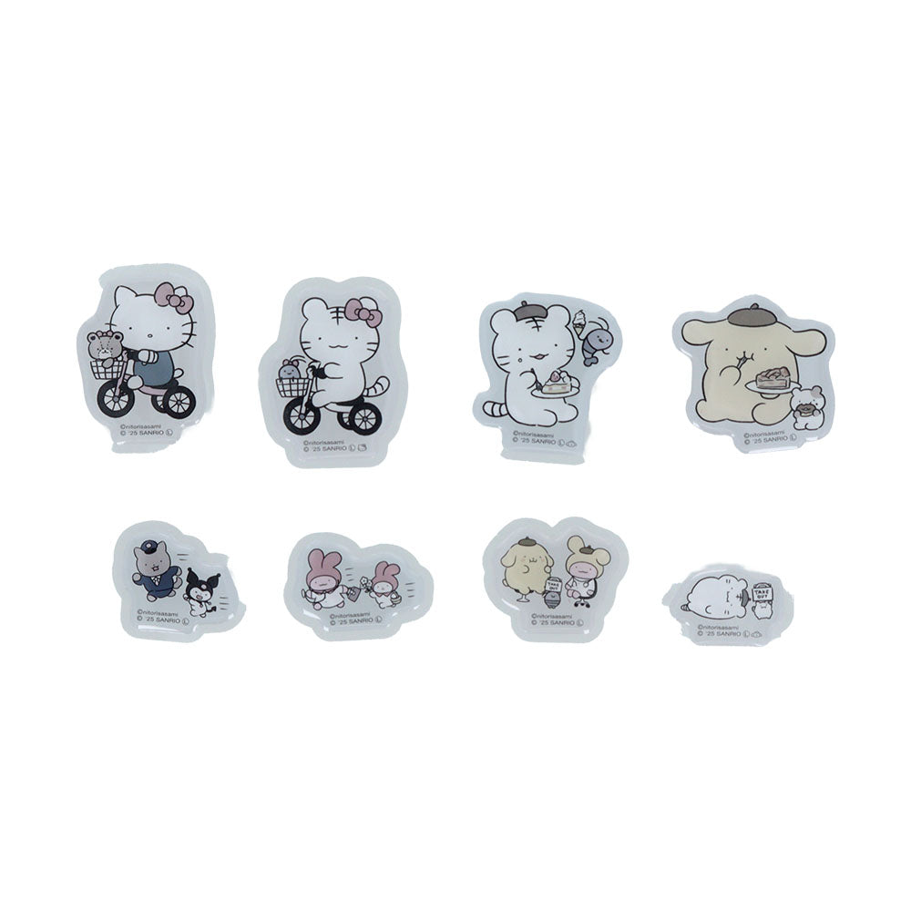 ホワイトタイガーとブラックタイガー×サンリオキャラクターズ ぷっくり