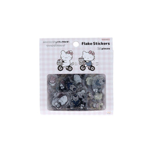 小白虎与黑虎虾×三丽鸥角色 立体贴纸 P