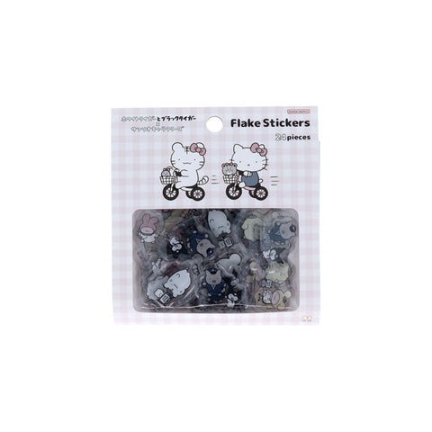 ホワイトタイガーとブラックタイガー×サンリオキャラクターズ ぷっくり