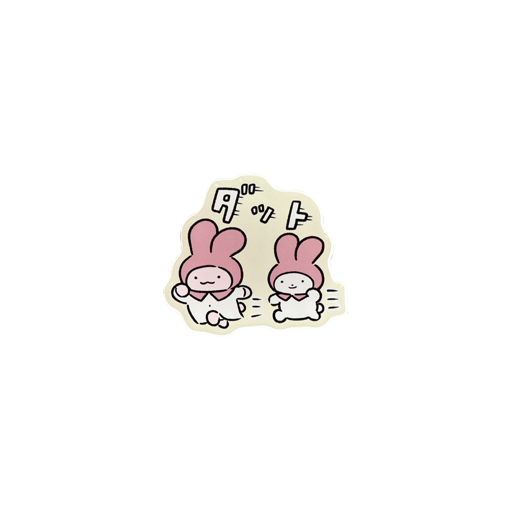 ホワイトタイガーとブラックタイガー×サンリオキャラクターズ アクリルクリップ Y