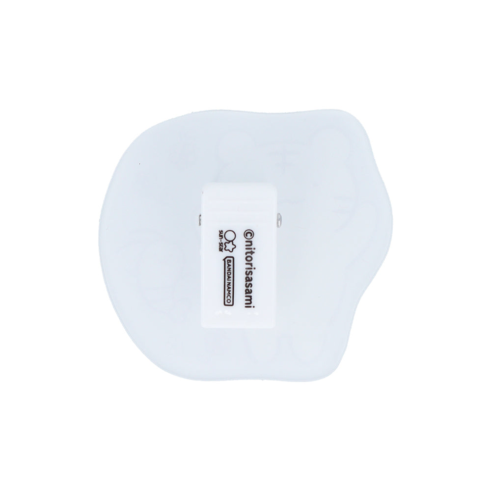 White Tiger and Black Tiger Acrylic Clip - Gray