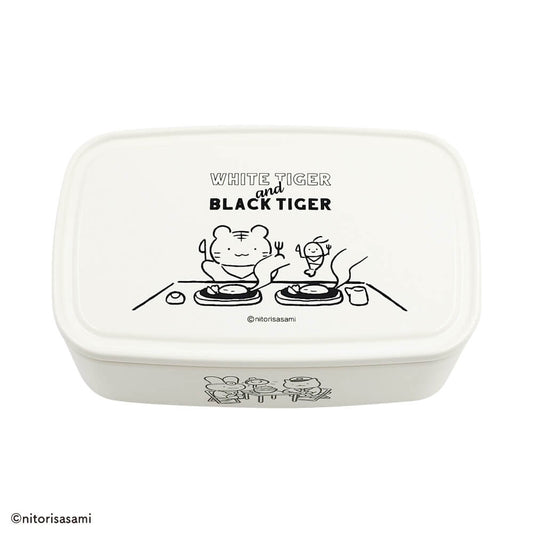 ホワイトタイガーとブラックタイガー お弁当箱