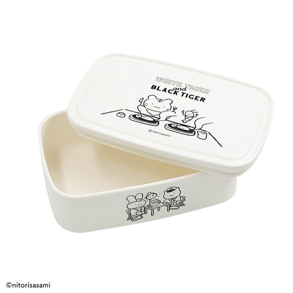 White Tiger and Black Tiger lunch box
