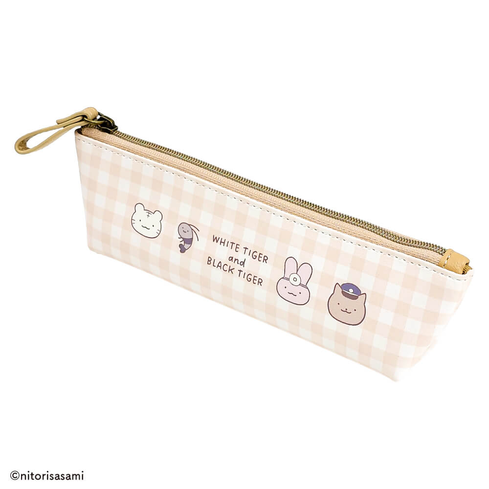 ホワイトタイガーとブラックタイガー ペンポーチ | とらえびストア