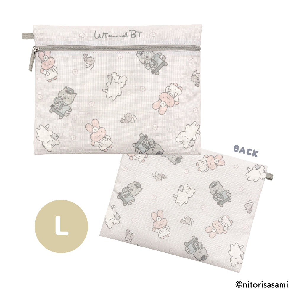 ホワイトタイガーとブラックタイガー 3連ポーチ | とらえびストア