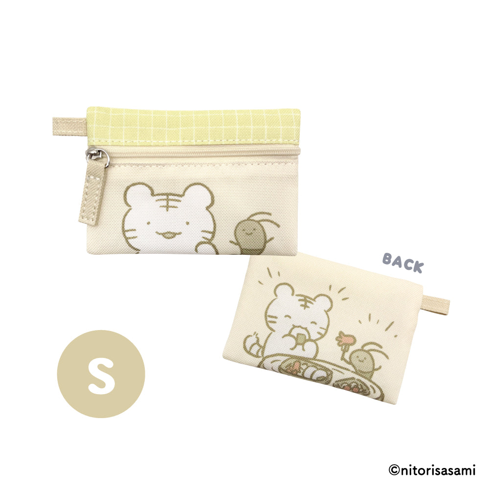 ホワイトタイガーとブラックタイガー 3連ポーチ | とらえびストア