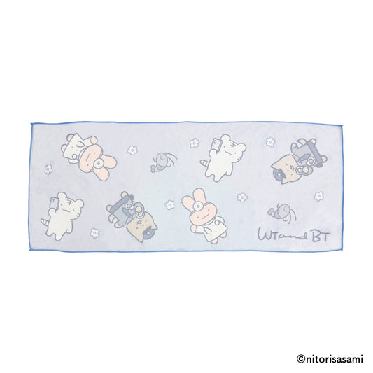 White Tiger and Black Tiger Fast Dry Face Towel