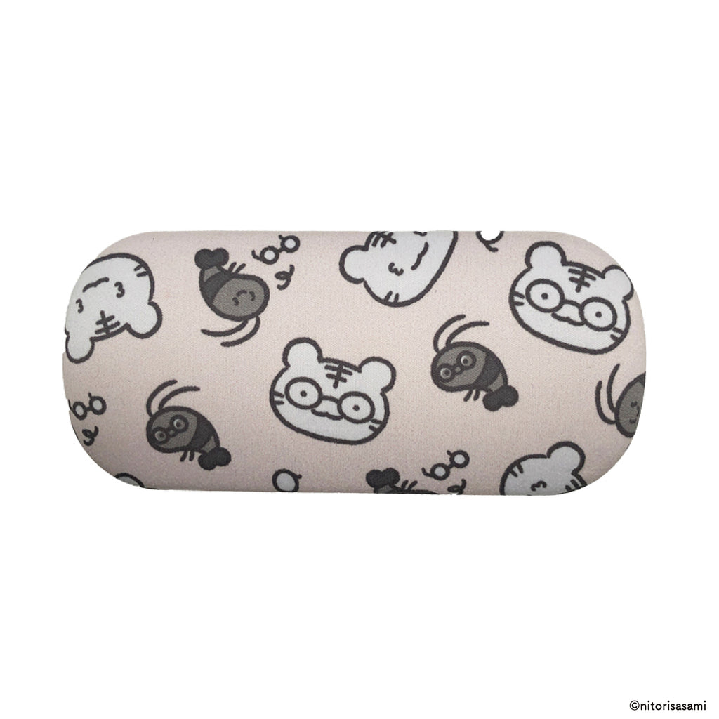 ホワイトタイガーとブラックタイガー メガネケース（とらとら書店）