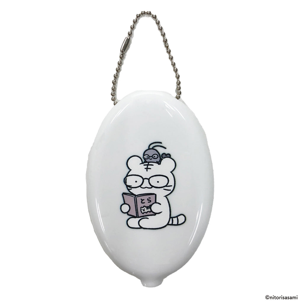 ホワイトタイガーとブラックタイガー ラバーコインケース（とらとら書店）