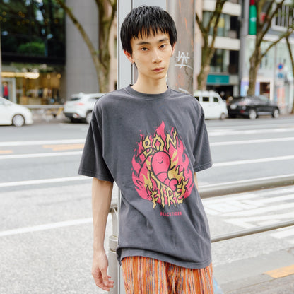 小白虎与黑虎虾 T恤 黑虎虾 BONFIRE 炭灰色